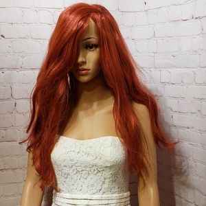 White Strapless lace dress